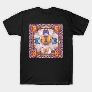 Lace Butterfly Hole T-Shirt